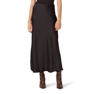 Club Monaco Black Midi Skirt